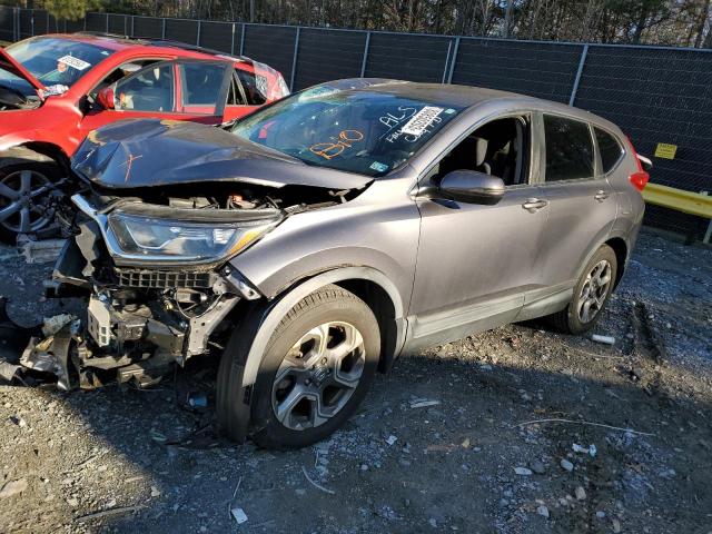 2HKRW2H56JH617313 - 2018 HONDA CR-V EX GRAY photo 1