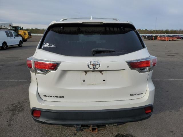 5TDJKRFH3FS102186 - 2015 TOYOTA HIGHLANDER XLE Ağ foto 6