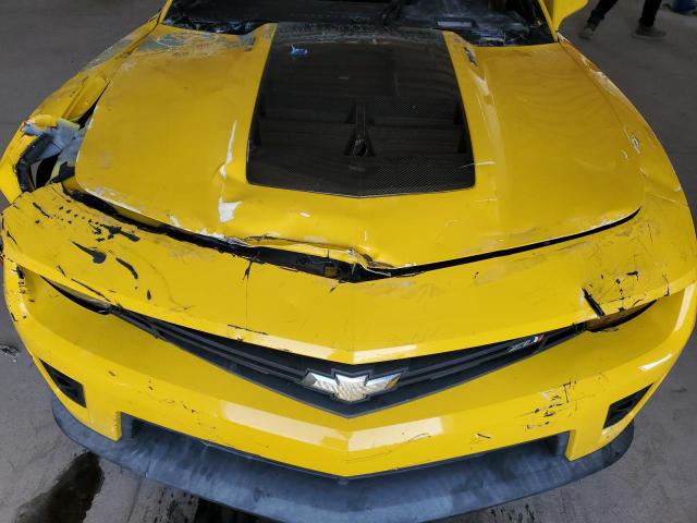 2G1FZ1EPXD9801678 - 2013 CHEVROLET CAMARO ZL1 ყვითელი ფოტო 11