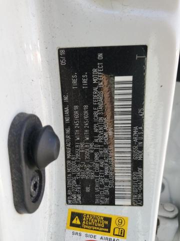 5TDJZRFH0JS878117 - 2018 TOYOTA HIGHLANDER SE 白色 照片 12