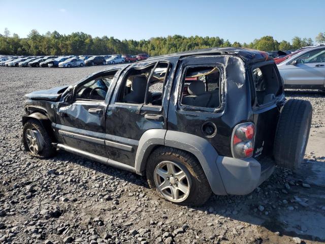 1J4GL48K95W539153 - 2005 JEEP LIBERTY SPORT 黑色 照片 2