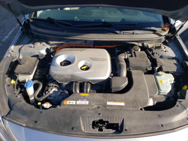 KMHE34L12GA032022 - 2016 HYUNDAI SONATA HYBRID SILVER photo 11