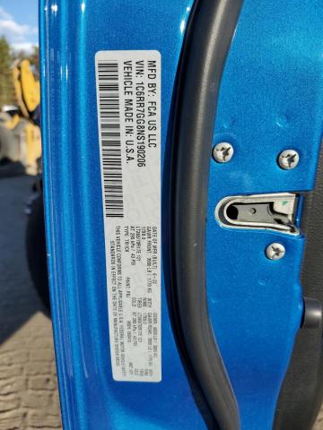 1C6RR7GG8NS190206 - 2022 RAM 1500 CLASS SLT ლურჯი ფოტო 12