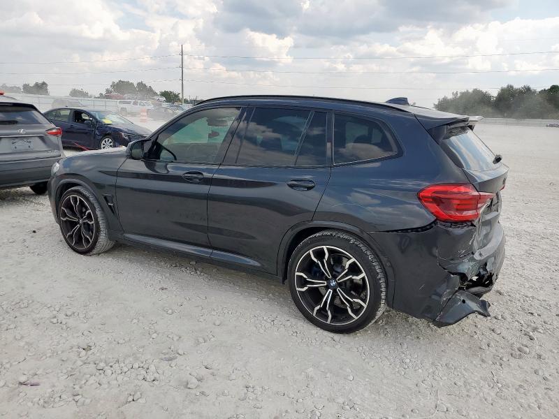 5YMTS0C08M9F87661 - 2021 BMW X3 M COMPETITION BLACK photo 2