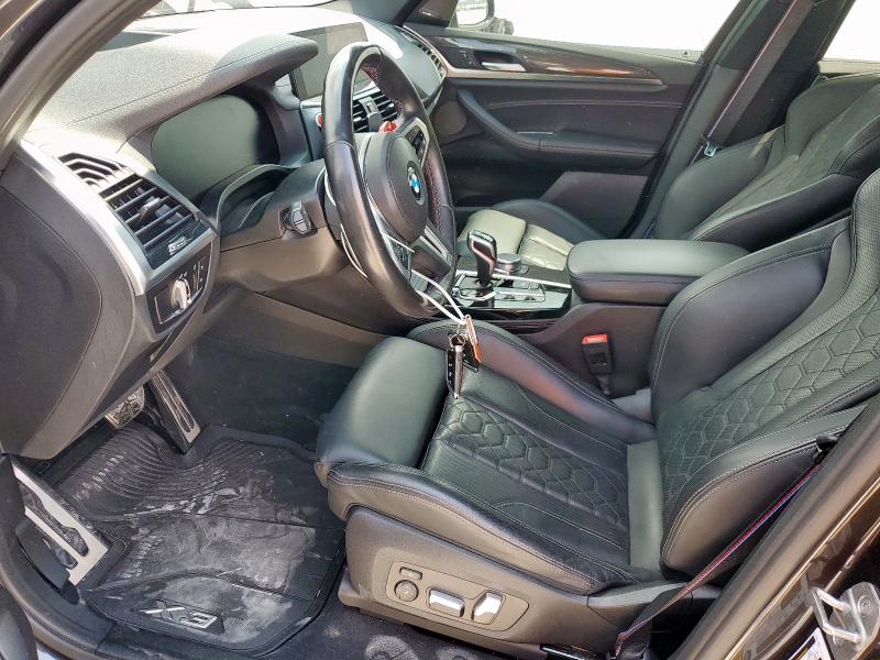 5YMTS0C08M9F87661 - 2021 BMW X3 M COMPETITION BLACK photo 7