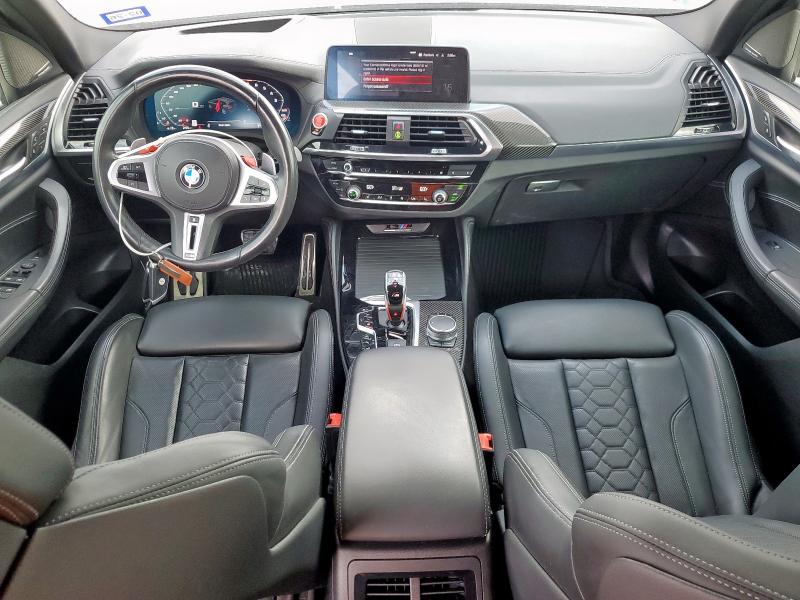 5YMTS0C08M9F87661 - 2021 BMW X3 M COMPETITION BLACK photo 8