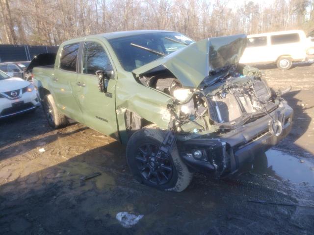 5TFDY5F19MX969591 - 2021 TOYOTA TUNDRA CREWMAX SR5 GREEN photo 4