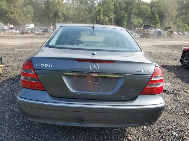 WDBUF83J25X180212 - 2005 MERCEDES-BENZ E 500 4MATIC GRAY photo 6