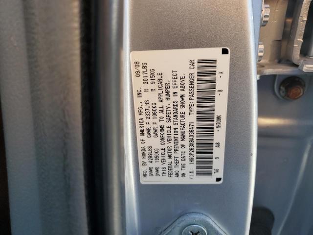 1HGCP263X9A036471 - 2009 HONDA ACCORD LX SILVER photo 13