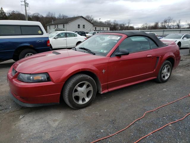 1FAFP4442YF226257 - 2000 FORD MUSTANG RED photo 1