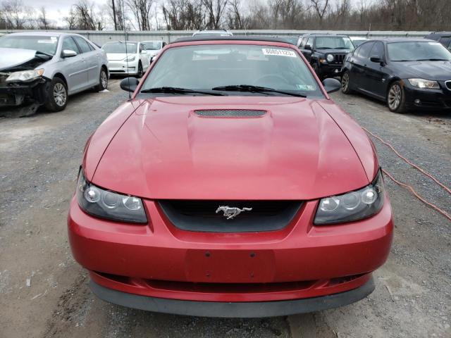 1FAFP4442YF226257 - 2000 FORD MUSTANG RED photo 5