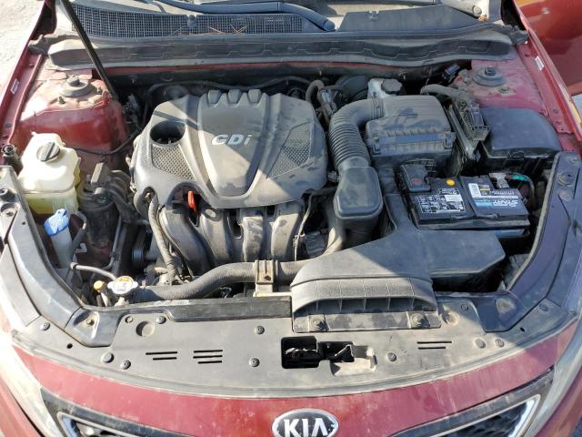 5XXGN4A76EG307391 - 2014 KIA OPTIMA EX Burgund zdjęcie 11