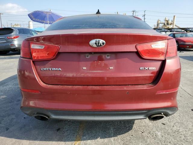 5XXGN4A76EG307391 - 2014 KIA OPTIMA EX Burgund zdjęcie 6