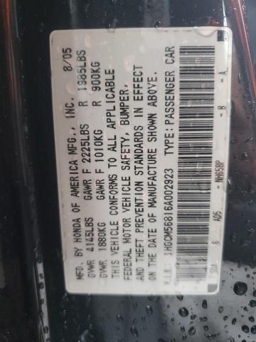 1HGCM56816A002923 - 2006 HONDA ACCORD EX GRAY photo 13
