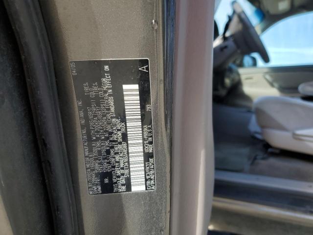 5TBET34165S485887 - 2005 TOYOTA TUNDRA DOUBLE CAB SR5 GRAY photo 12