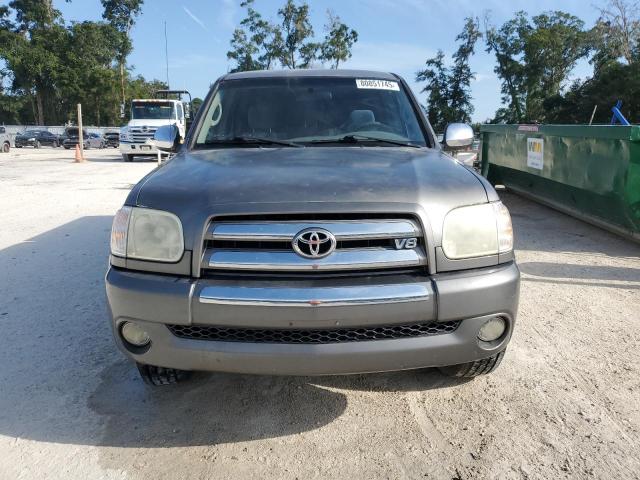 5TBET34165S485887 - 2005 TOYOTA TUNDRA DOUBLE CAB SR5 GRAY photo 5