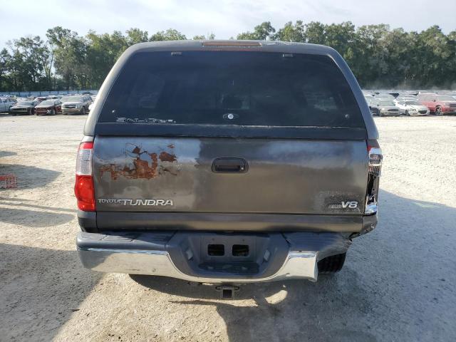 5TBET34165S485887 - 2005 TOYOTA TUNDRA DOUBLE CAB SR5 GRAY photo 6