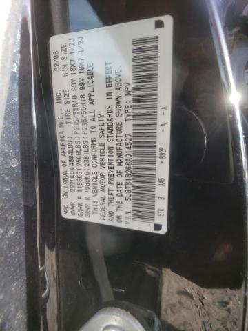 5J8TB18268A014527 - 2008 ACURA RDX BLACK photo 12