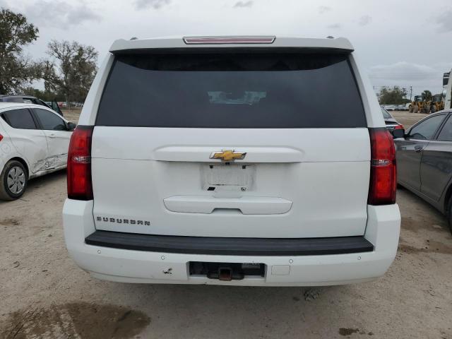 1GNSCHKC1HR185101 - 2017 CHEVROLET SUBURBAN C1500 LT WHITE photo 6