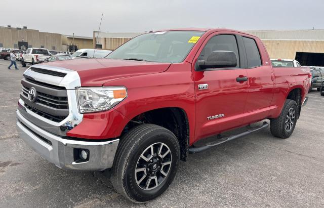 5TFUW5F13EX370533 - 2014 TOYOTA TUNDRA DOUBLE CAB SR/SR5 RED photo 2