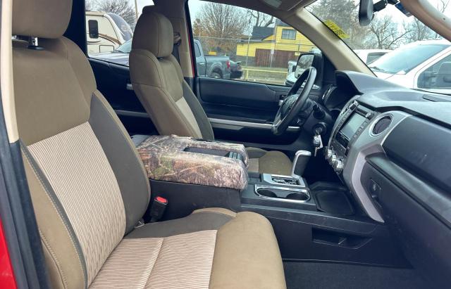 5TFUW5F13EX370533 - 2014 TOYOTA TUNDRA DOUBLE CAB SR/SR5 RED photo 5