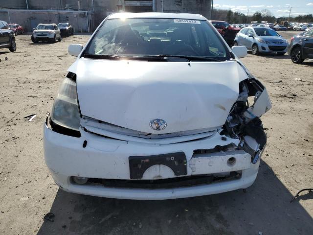 JTDKB20U253049725 - 2005 TOYOTA PRIUS WHITE photo 5