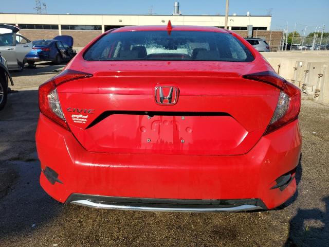 2HGFC1F31LH680145 - 2020 HONDA CIVIC EX RED photo 6