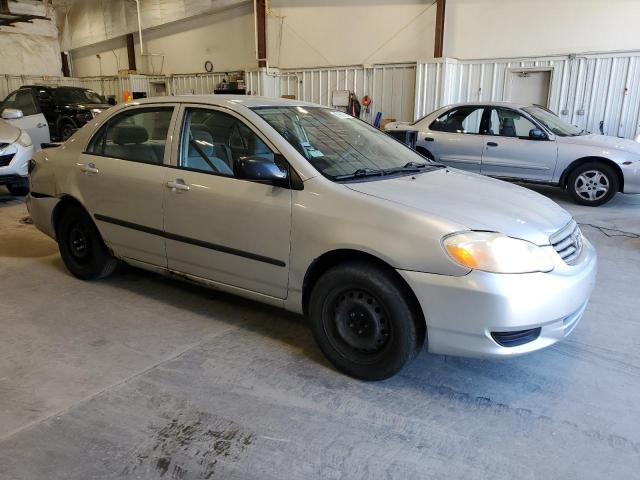 1NXBR32E83Z142680 - 2003 TOYOTA COROLLA CE Күміс фото 4