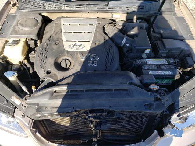 KMHFC46F47A147121 - 2007 HYUNDAI AZERA SE GRAY photo 11