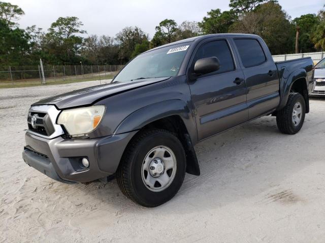 5TFJU4GN8FX073702 - 2015 TOYOTA TACOMA DOUBLE CAB PRERUNNER GRAY photo 1