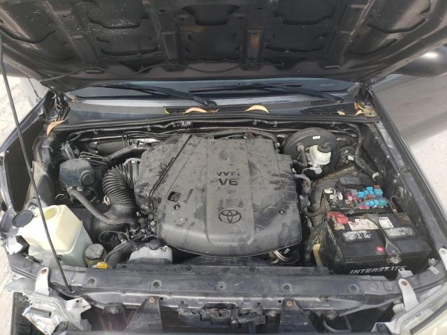 5TFJU4GN8FX073702 - 2015 TOYOTA TACOMA DOUBLE CAB PRERUNNER GRAY photo 11