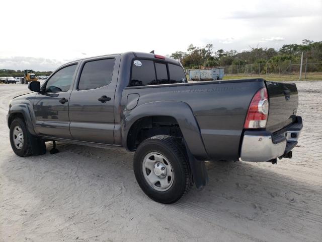 5TFJU4GN8FX073702 - 2015 TOYOTA TACOMA DOUBLE CAB PRERUNNER GRAY photo 2