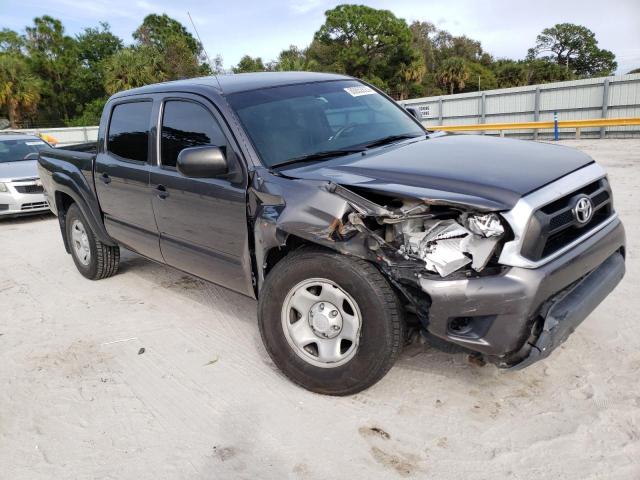 5TFJU4GN8FX073702 - 2015 TOYOTA TACOMA DOUBLE CAB PRERUNNER GRAY photo 4