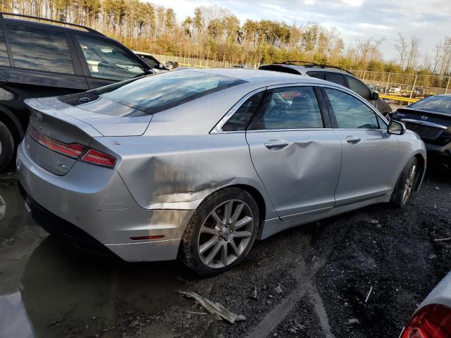 3LN6L2JK6FR627481 - 2015 LINCOLN MKZ SILVER photo 3