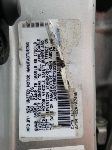 1NXBR32E66Z733384 - 2006 TOYOTA COROLLA CE SILVER photo 12