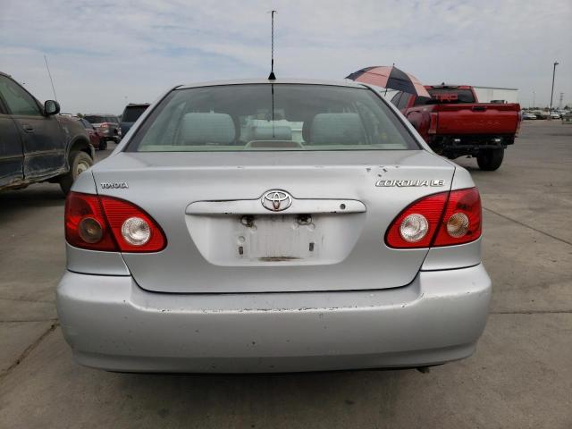 1NXBR32E66Z733384 - 2006 TOYOTA COROLLA CE SILVER photo 6