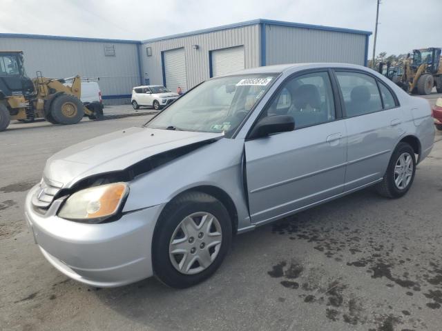 2HGES16583H558723 - 2003 HONDA CIVIC LX SILVER photo 1