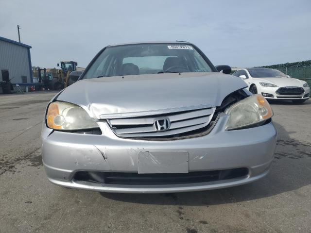 2HGES16583H558723 - 2003 HONDA CIVIC LX SILVER photo 5