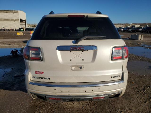 1GKKVTKD9DJ216199 - 2013 GMC ACADIA DENALI WHITE photo 6