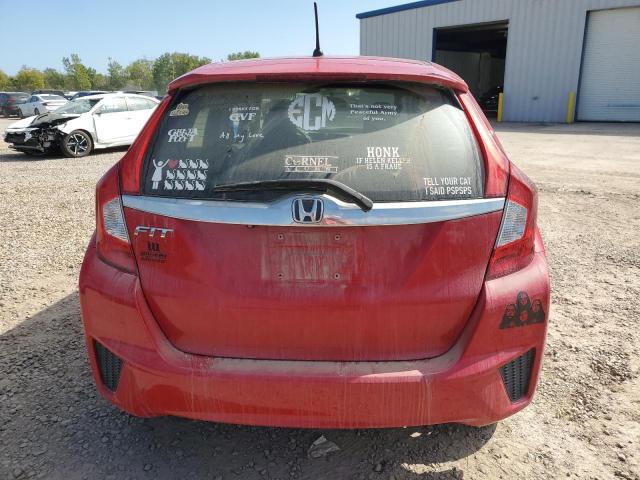 JHMGK5H70HS008377 - 2017 HONDA FIT EX RED photo 6