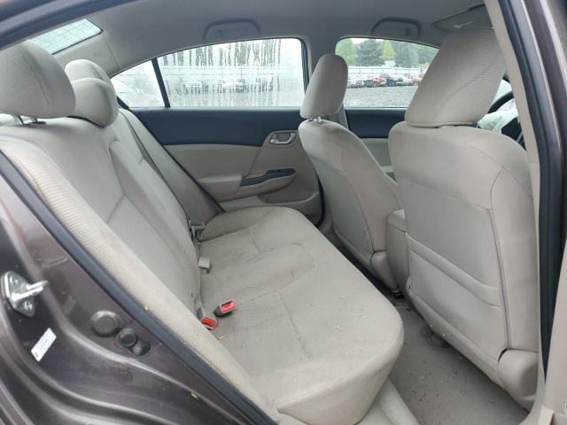2HGFB2F51CH561649 - 2012 HONDA CIVIC LX GRAY photo 10
