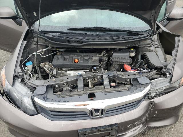 2HGFB2F51CH561649 - 2012 HONDA CIVIC LX GRAY photo 11