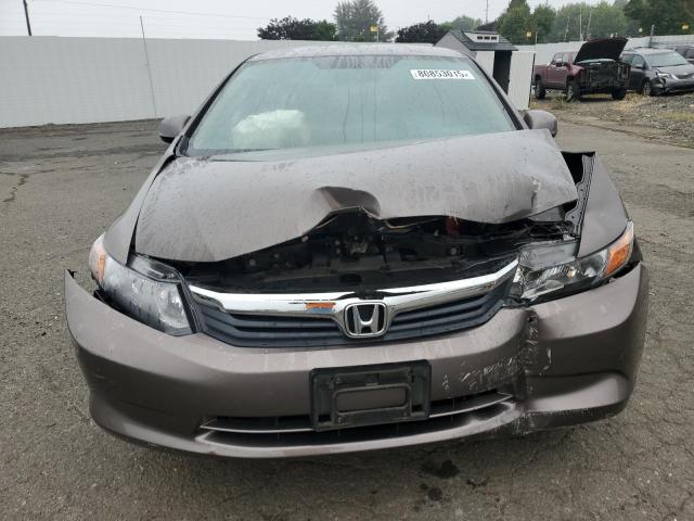 2HGFB2F51CH561649 - 2012 HONDA CIVIC LX GRAY photo 5