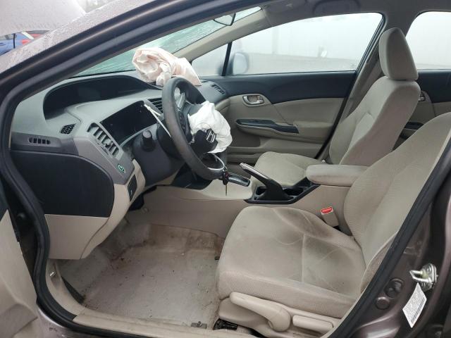 2HGFB2F51CH561649 - 2012 HONDA CIVIC LX GRAY photo 7