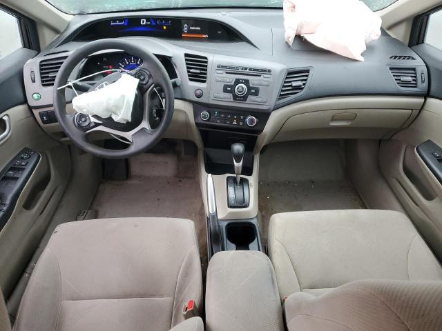 2HGFB2F51CH561649 - 2012 HONDA CIVIC LX GRAY photo 8