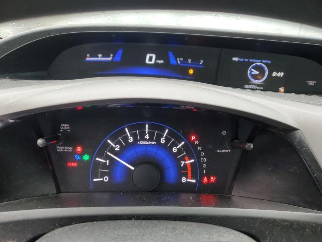 2HGFB2F51CH561649 - 2012 HONDA CIVIC LX GRAY photo 9