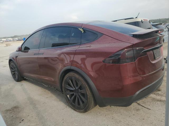7SAXCBE65NF341954 - 2022 TESLA MODEL X Բորդո լուսանկար 2