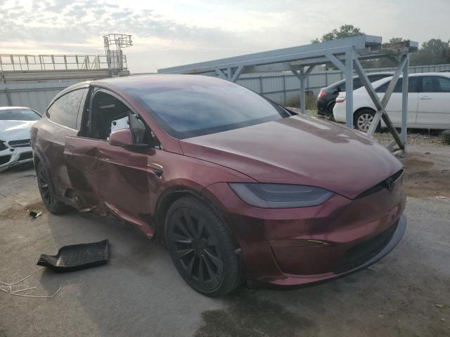 7SAXCBE65NF341954 - 2022 TESLA MODEL X Բորդո լուսանկար 4