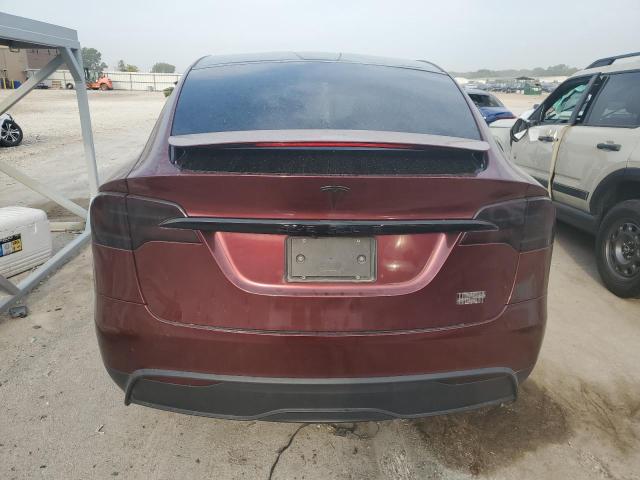 7SAXCBE65NF341954 - 2022 TESLA MODEL X Բորդո լուսանկար 6