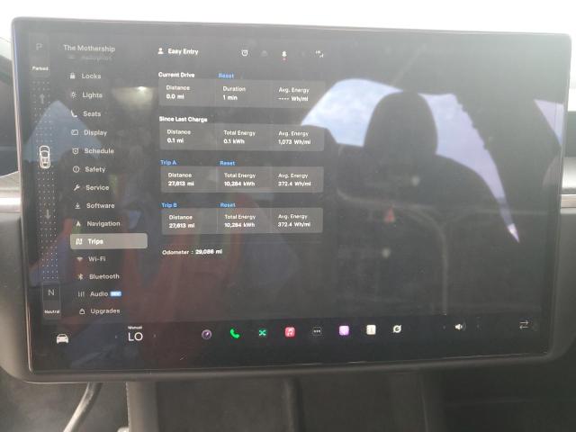 7SAXCBE65NF341954 - 2022 TESLA MODEL X Բորդո լուսանկար 9